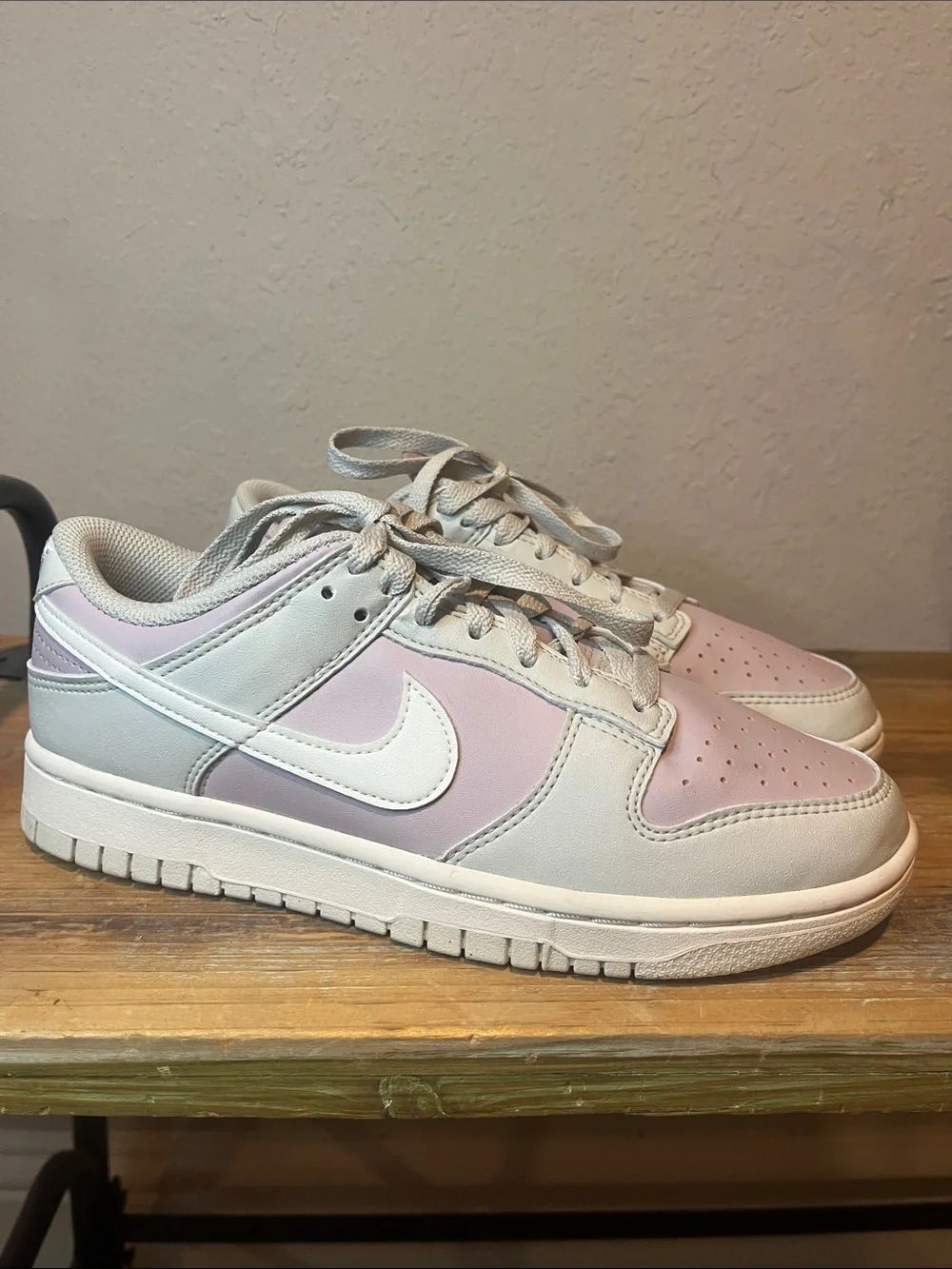 NWOB Women's Nike Dunk Low Next Nature Light Bone/Sail (DD1873 001)  size 7.5
